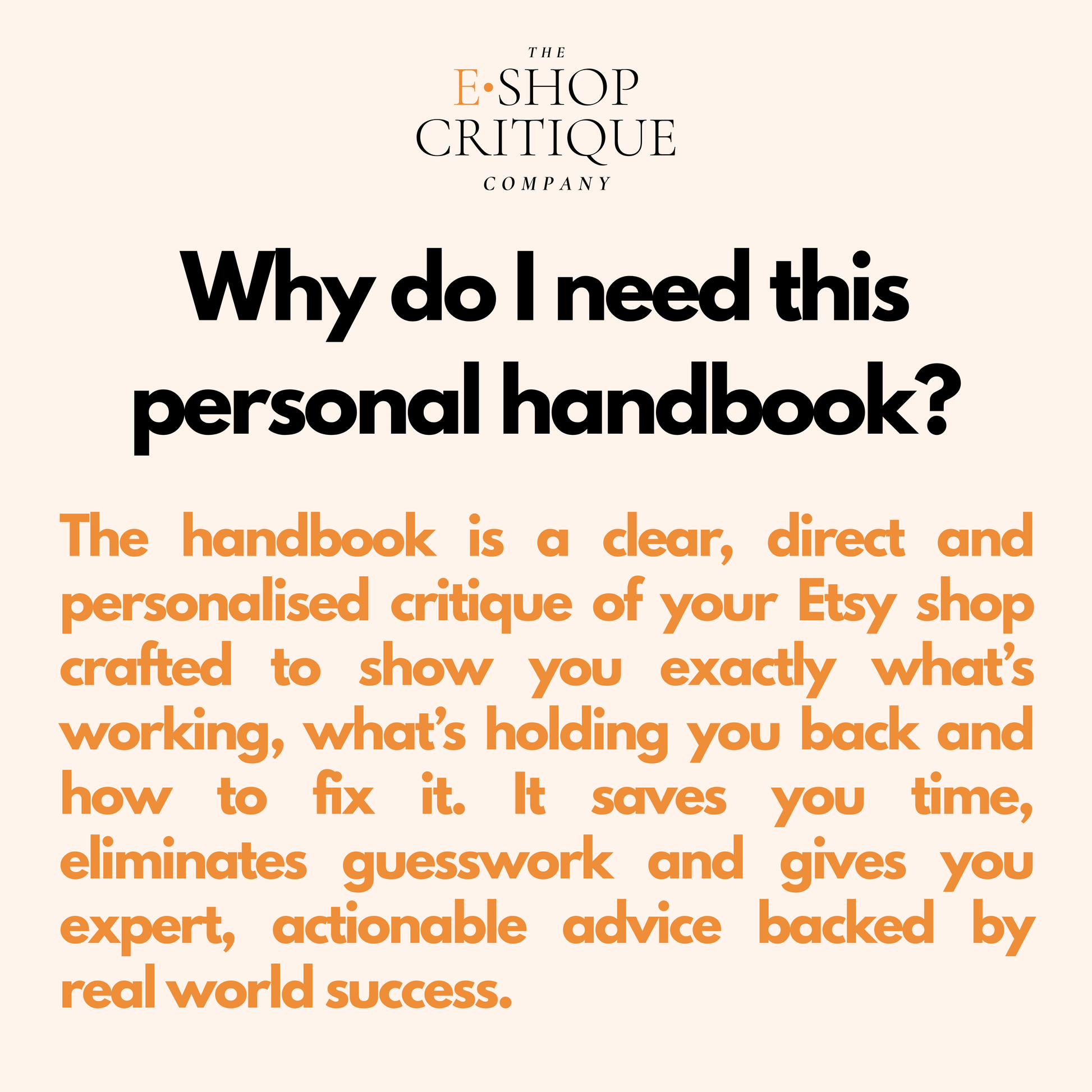 Why you need an Etsy shop critique: personalized review helps identify issues with SEO, listings, branding, and sales strategy to grow your Etsy business.